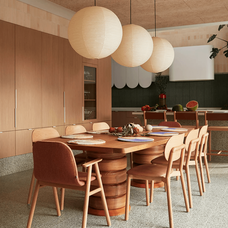 SPHERE LINEN LIGHT SHADE 50CM - DYKE & DEAN