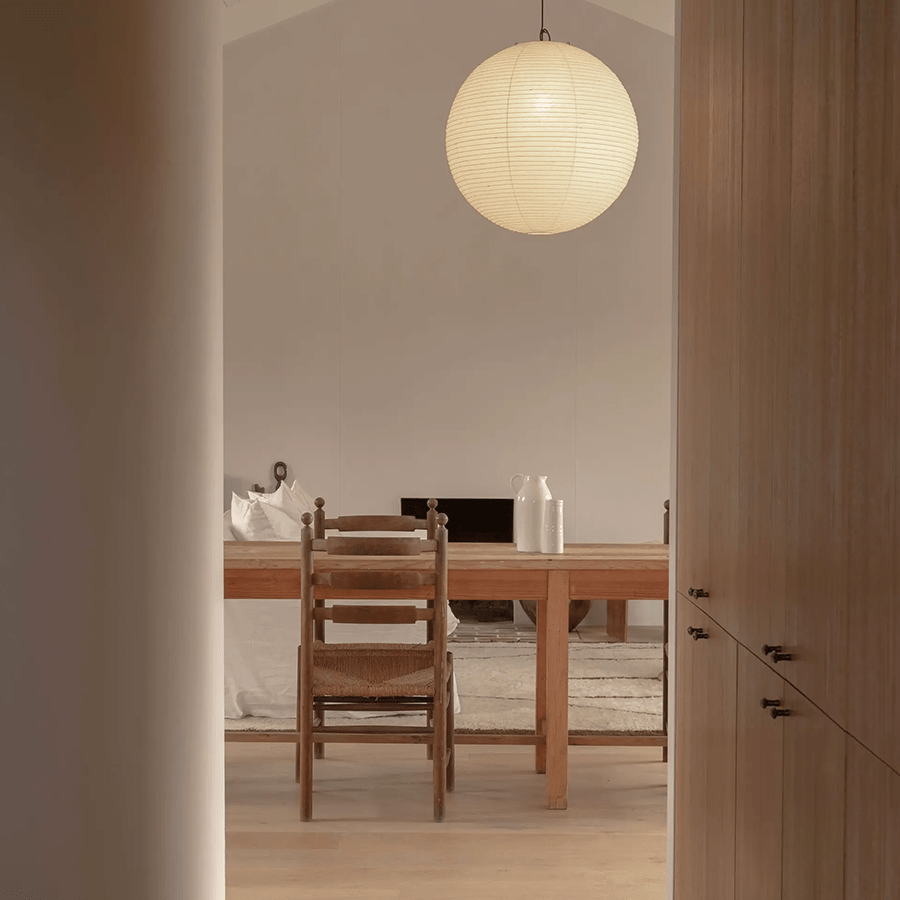 SPHERE LINEN LIGHT SHADE 60CM - DYKE & DEAN