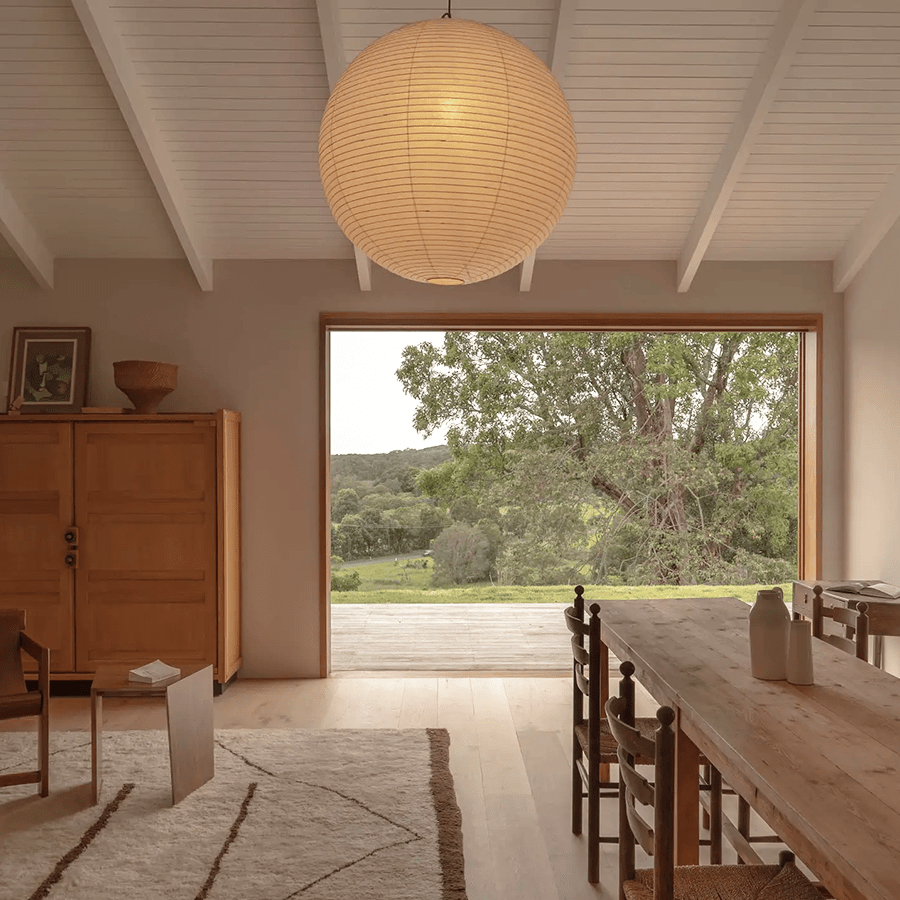 SPHERE LINEN LIGHT SHADE 70CM - DYKE & DEAN