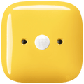 SQUARE PORCELAIN WALL CABLE MOTION SENSOR YELLOW - DYKE & DEAN
