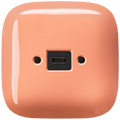 Salmon square porcelain USB-C charger wall socket by Katy Paty