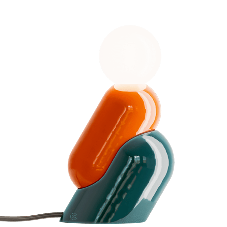 TATA CERAMIC TABLE LIGHT BLUE - DYKE & DEAN