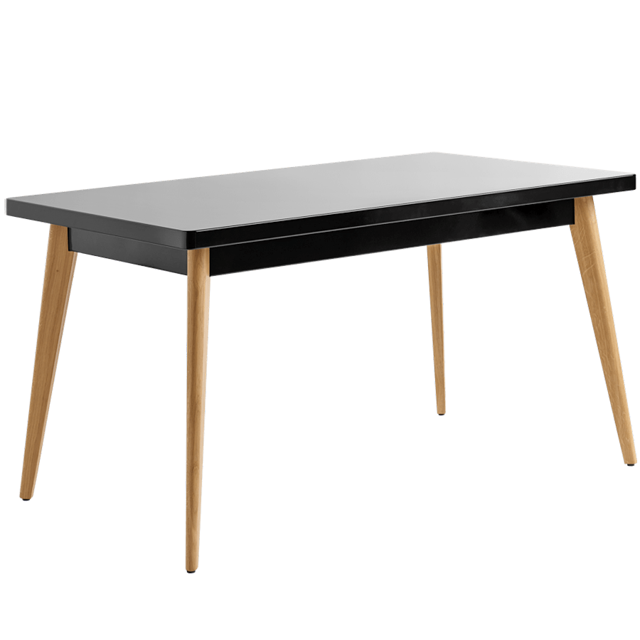 TOLIX 55 TABLE WOODEN LEGS 140X80 - DYKE & DEAN