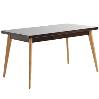 TOLIX 55 TABLE WOODEN LEGS 140X80 - DYKE & DEAN