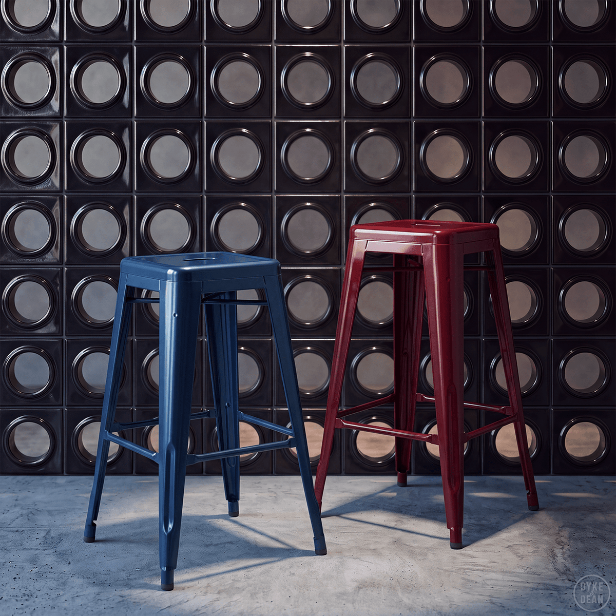 TOLIX H65 STOOL - DYKE & DEAN