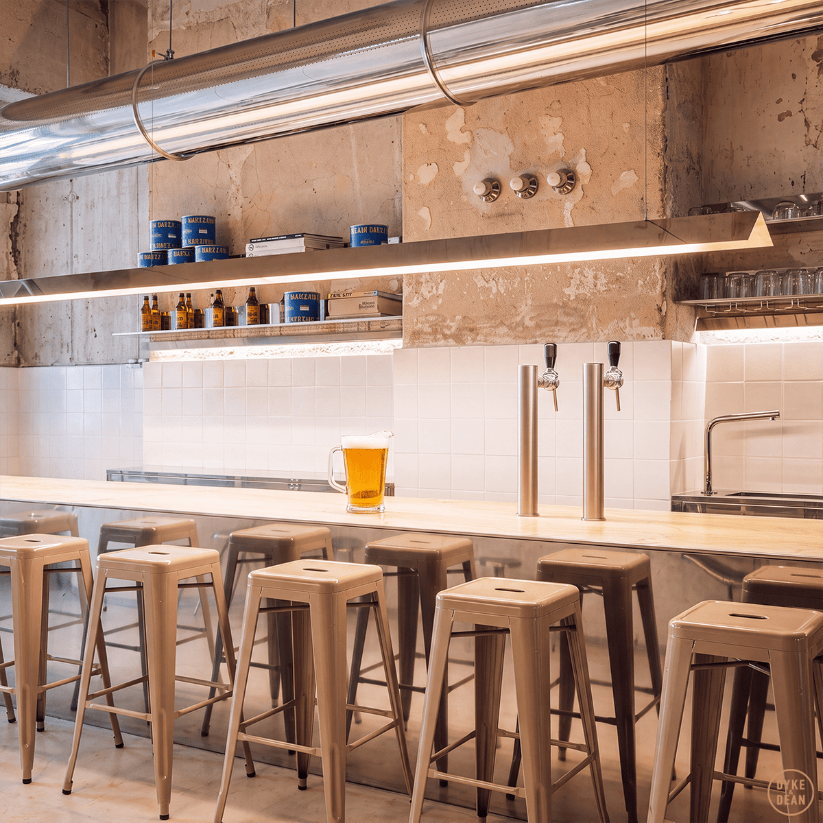 TOLIX H75 STOOL - DYKE & DEAN