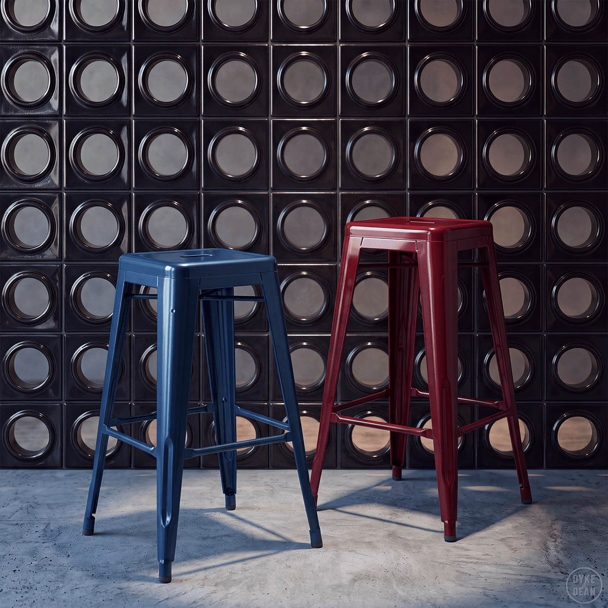 TOLIX H75 STOOL - DYKE & DEAN