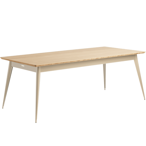TOLIX NATURAL OAK TOP TABLE 55 200X95 - DYKE & DEAN