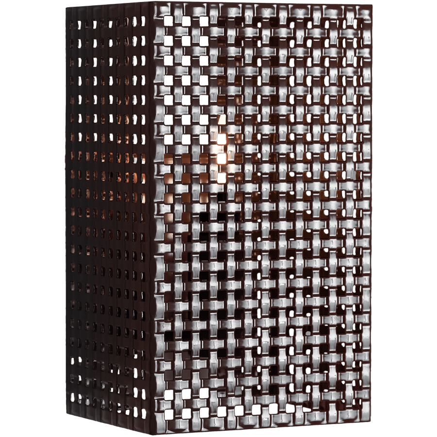 TOLIX T37 TRESSEE METAL WALL BOX LIGHT BROWN BLACK - DYKE & DEAN