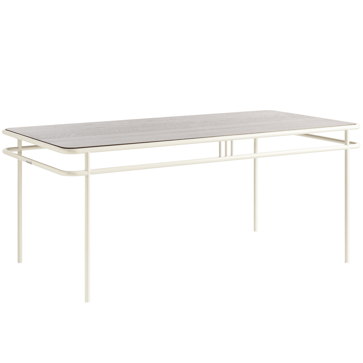 TOLIX UD OAK TOP TABLE WITH WALNUT STAIN 180x90 - DYKE & DEAN