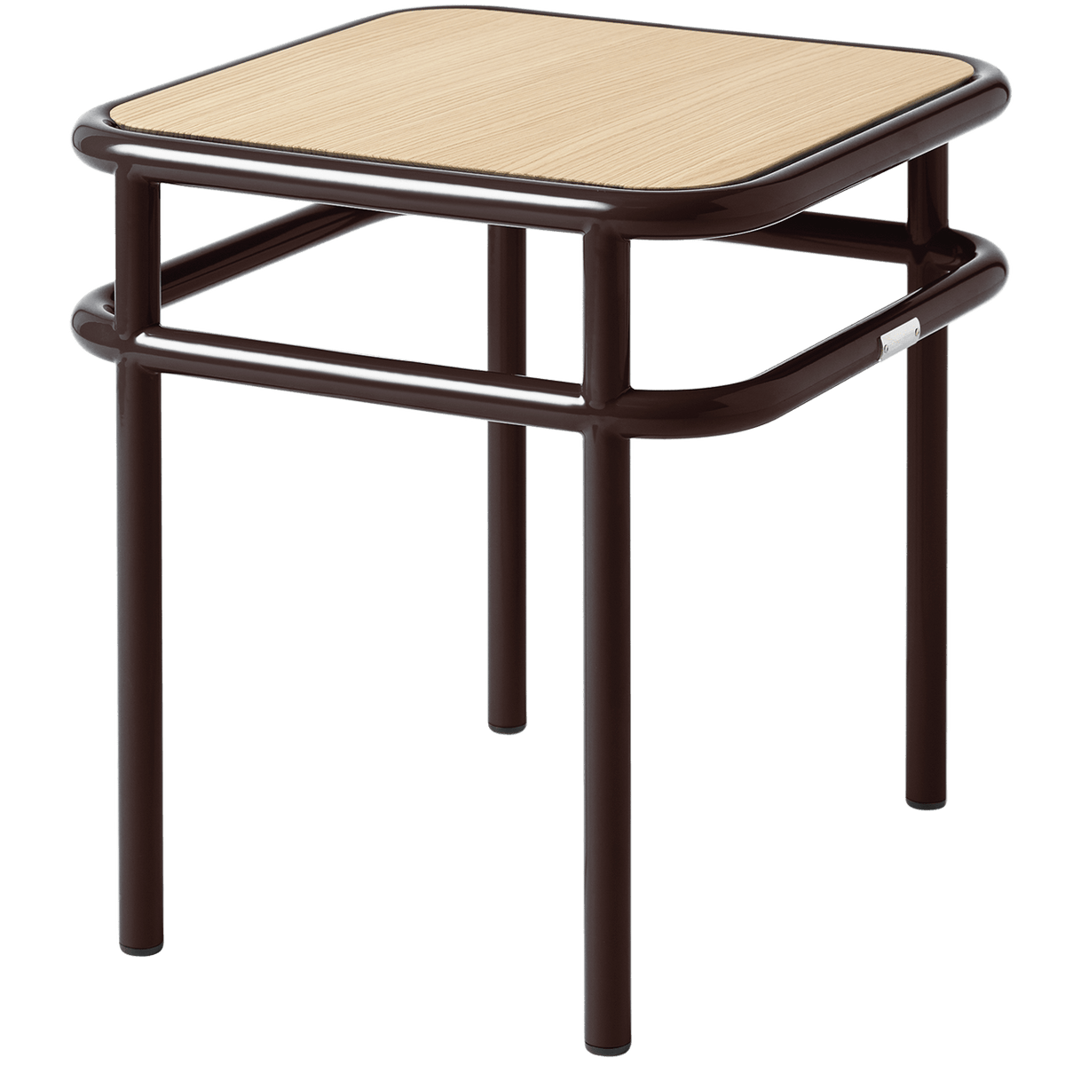 TOLIX UD SIDE TABLE NATURAL OAK TOP - DYKE & DEAN