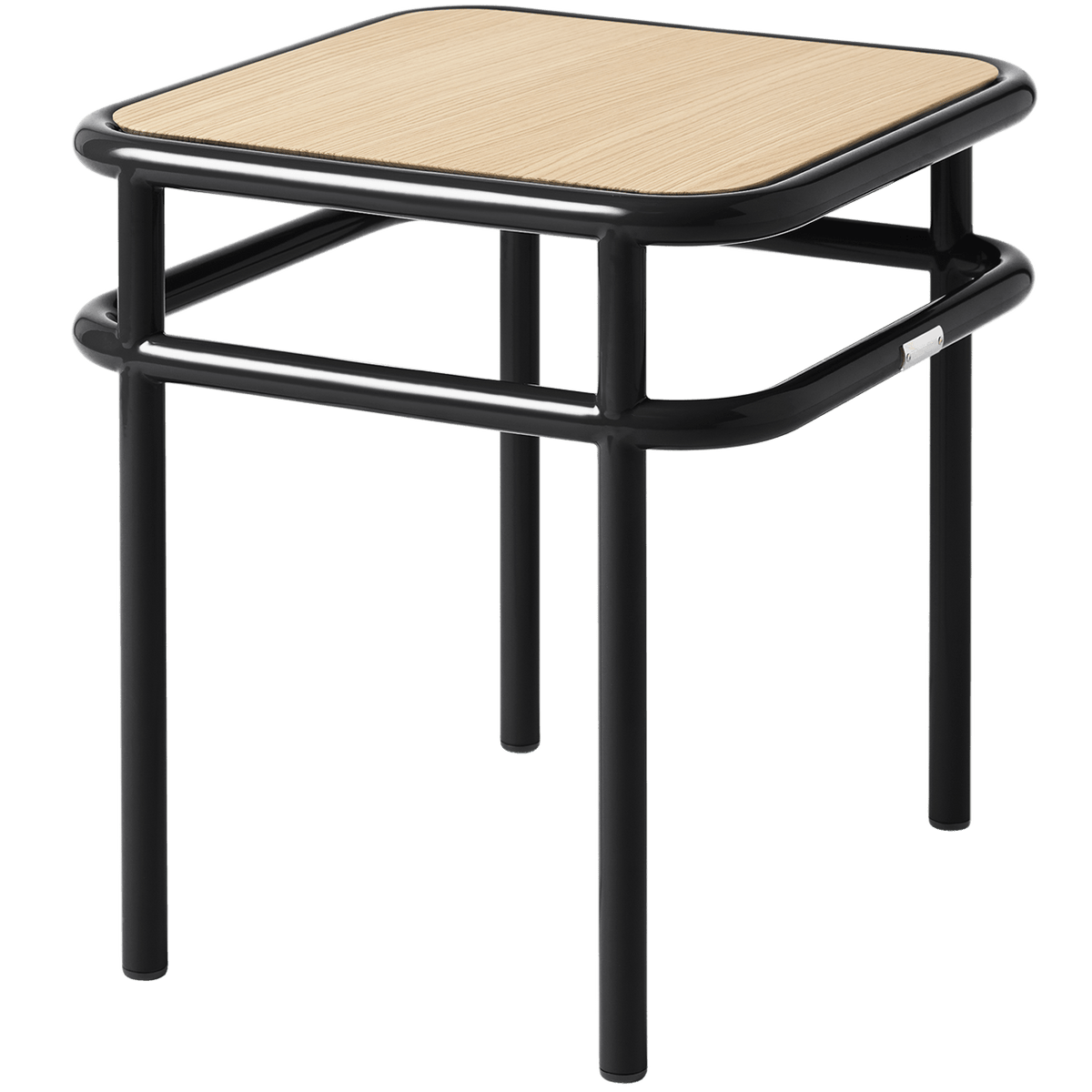 TOLIX UD SIDE TABLE NATURAL OAK TOP - DYKE & DEAN