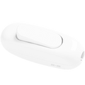 TORPEDO INLINE CABLE LAMP LIGHT SWITCH WHITE - DYKE & DEAN