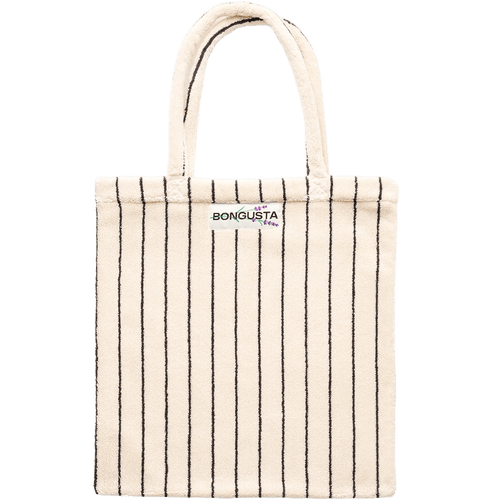 TOWEL FABRIC TOTE BAG CREAM & INK - DYKE & DEAN