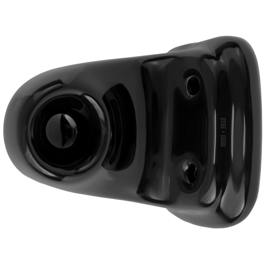 TRADITIONAL PORCELAIN TOWEL BAR SET BLACK - DYKE & DEAN