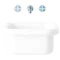 TRUE LITE CERAMIC COUNTERTOP SINK WHITE - DYKE & DEAN
