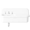 TRUE LITE CERAMIC MOUNTED LARGE SINK WHITE - DYKE & DEAN