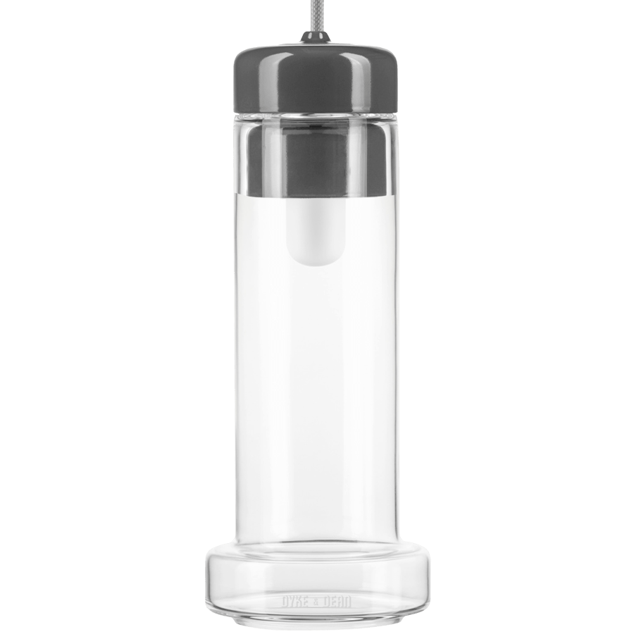 TUBA PORCELAIN CRYSTAL GLASS LIGHT PENDANTS - DYKE & DEAN