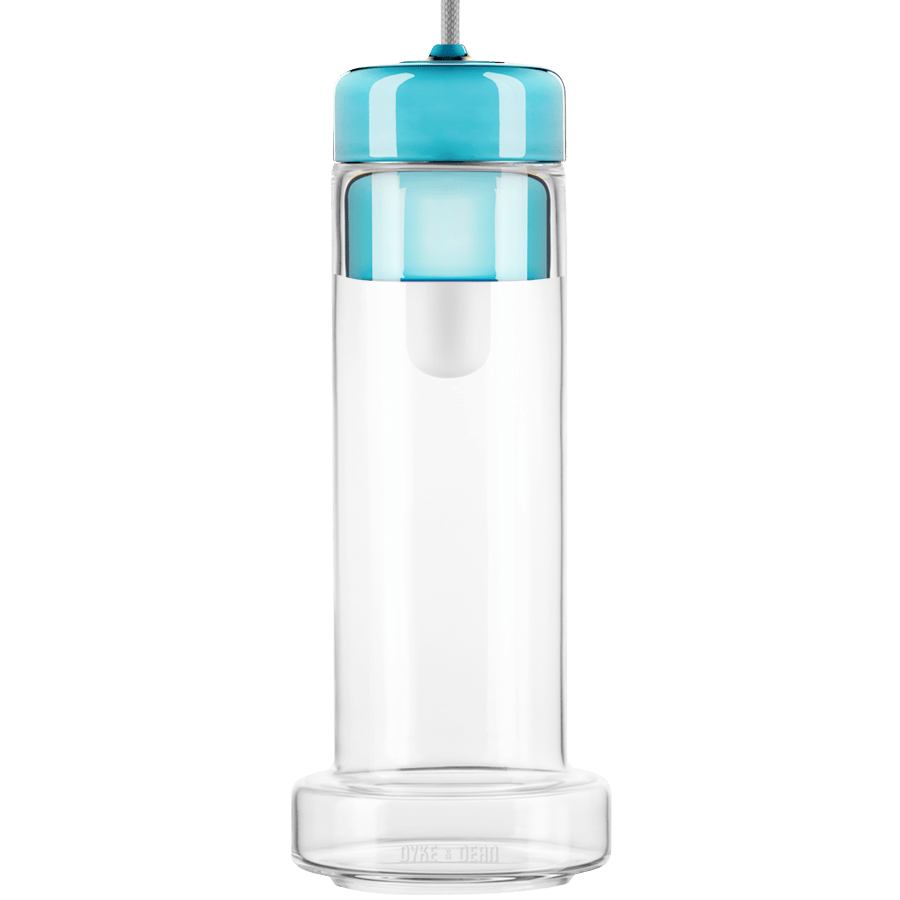 TUBA PORCELAIN CRYSTAL GLASS LIGHT PENDANTS - DYKE & DEAN