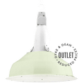 VINTAGE LIGHTING PENDANT SHADE WIDE GREEN OUTLET - DYKE & DEAN