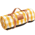 WATERPROOF TRAVEL YELLOW PICNIC BLANKET - DYKE & DEAN