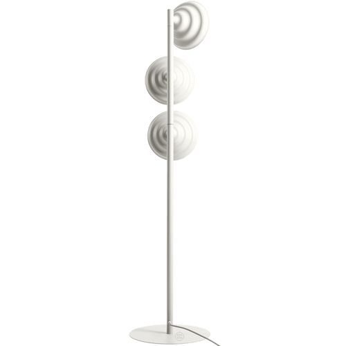 WAVE 3 LIGHT FLOOR LAMP CREAM - DYKE & DEAN