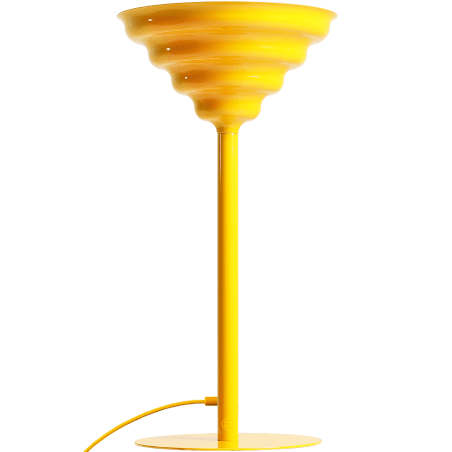 WAVE FLOOR UP LIGHTER LIGHT YELLOW SMALL - DYKE & DEAN