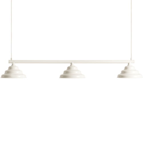WAVE SUSPENSION BAR PENDANT 3 LIGHT CREAM - DYKE & DEAN