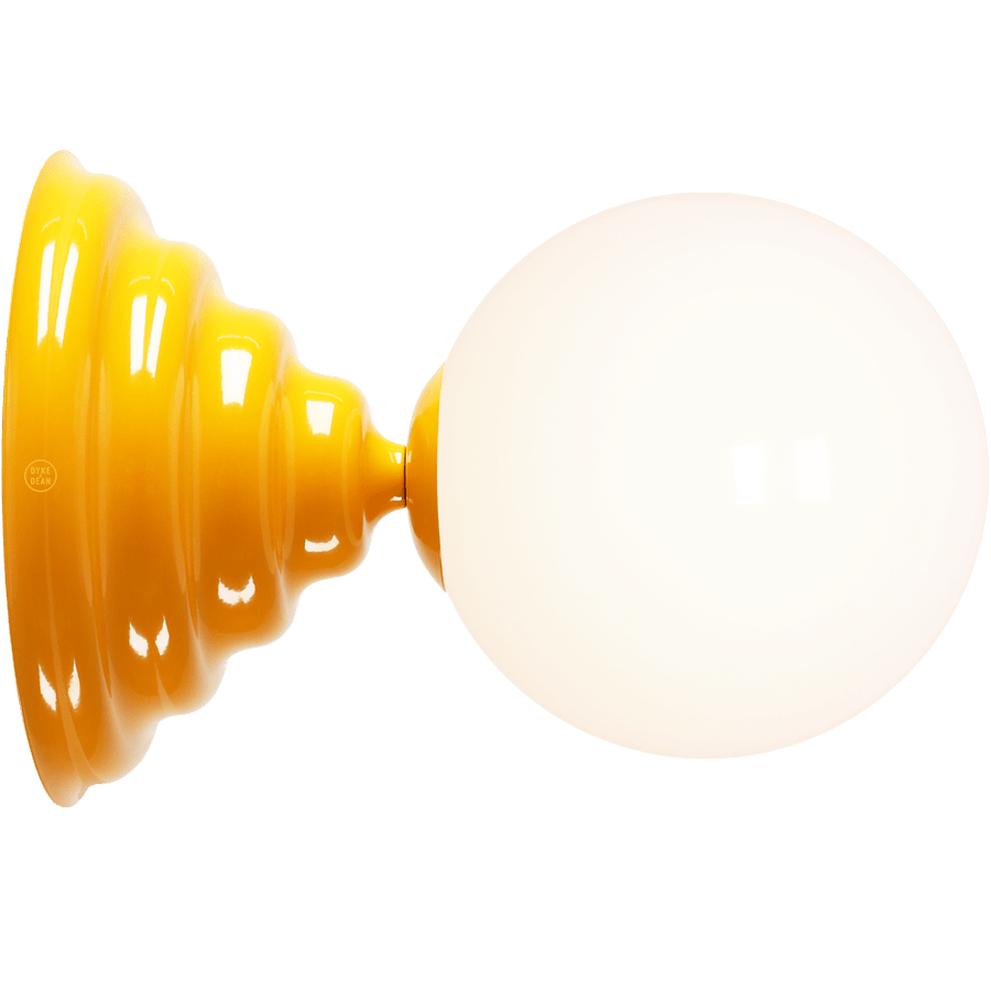 WAVE WALL TABLE LAMP YELLOW MEDIUM - DYKE & DEAN
