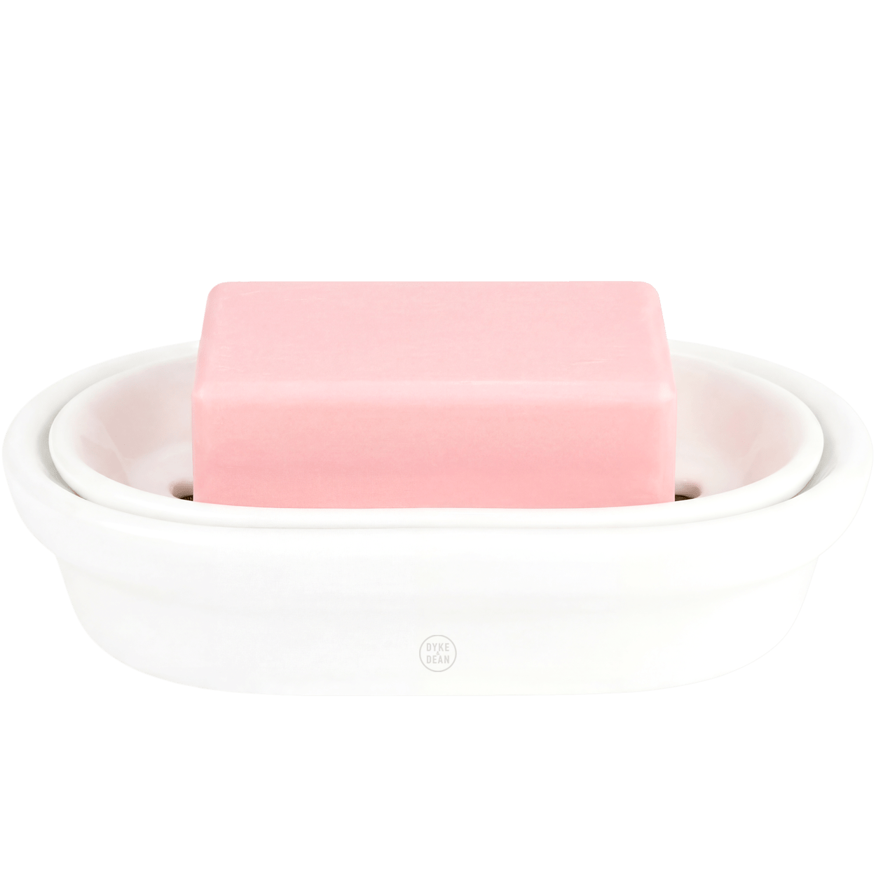 WHITE PORCELAIN SOAP DISH - DYKE & DEAN