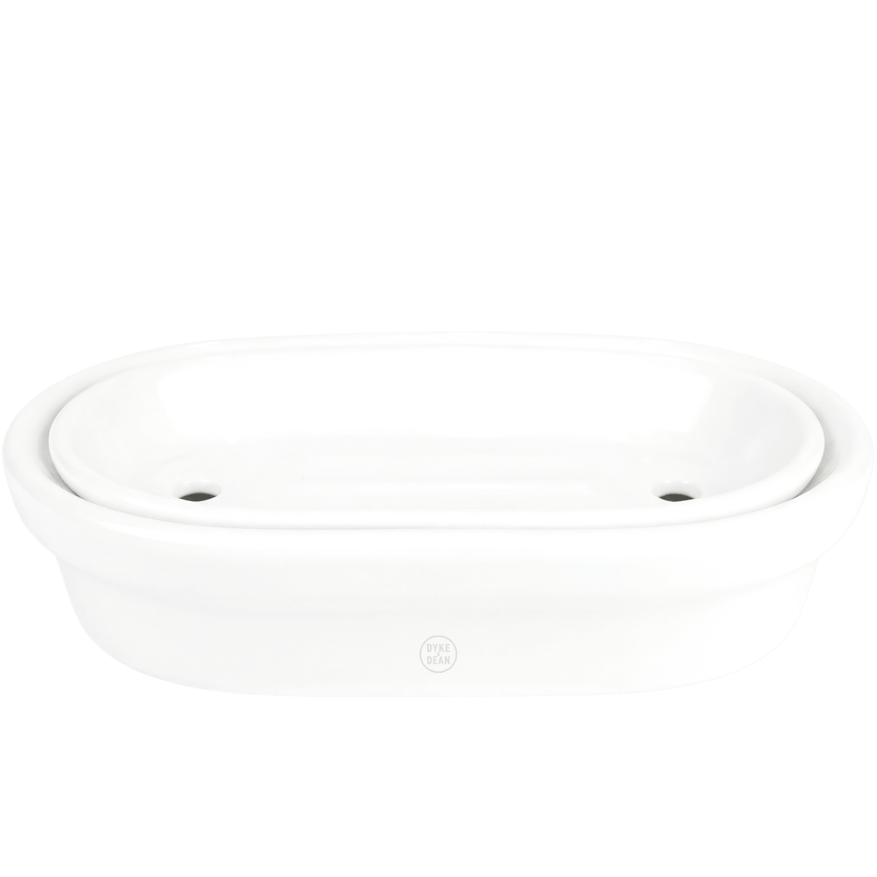 WHITE PORCELAIN SOAP DISH - DYKE & DEAN