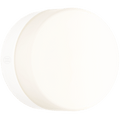 WHITE PORCELAIN WATERPROOF WALL DISC LIGHT - DYKE & DEAN