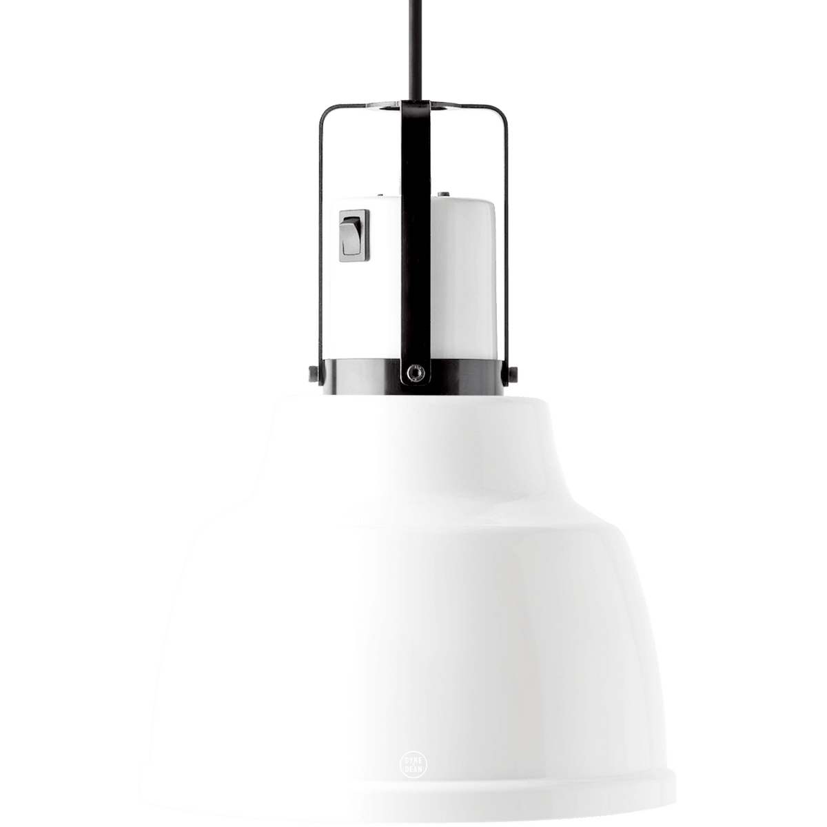 WHITE STAY HOT HEAT LAMP PENDANT FOCUS IO CORD - DYKE & DEAN