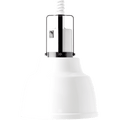 WHITE STAY HOT HEAT LAMP PENDANT FOCUS IO RETRACTABLE CORD - DYKE & DEAN