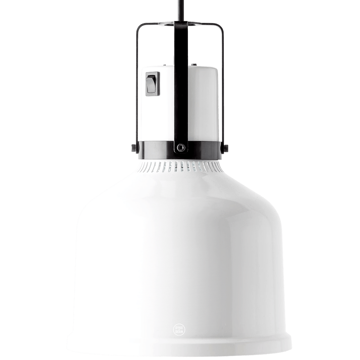 WHITE STAY HOT HEAT LAMP PENDANT FOCUS MO CORD - DYKE & DEAN