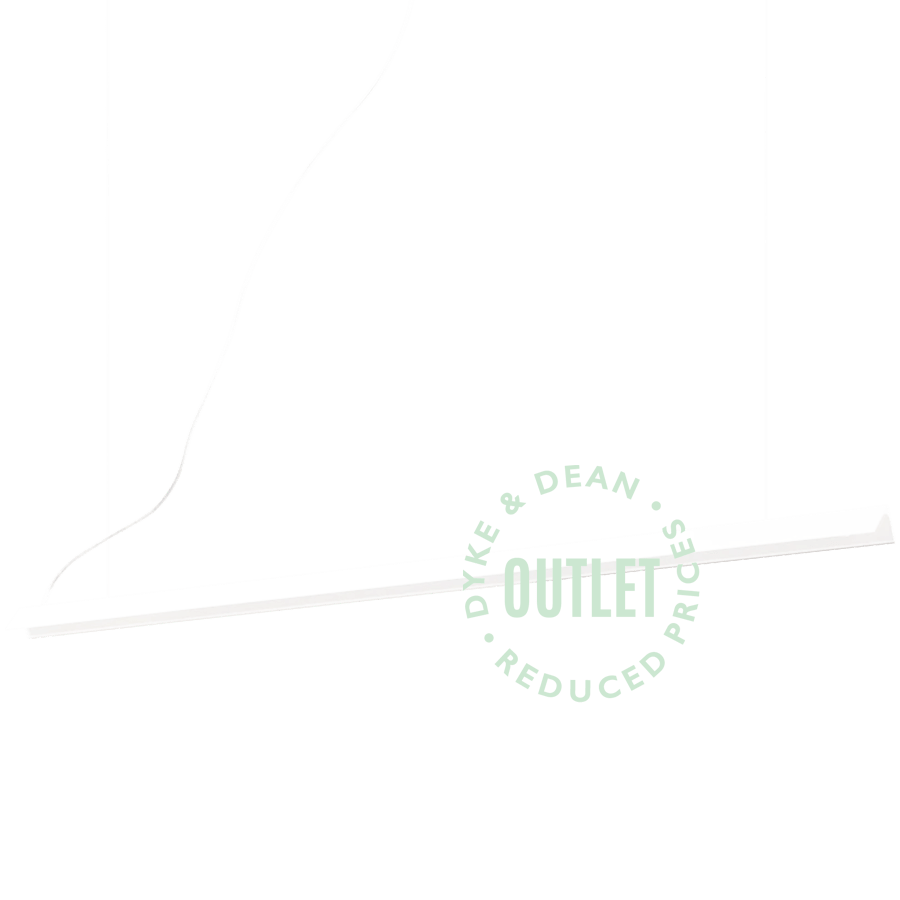 WHITE YOKO SP CEILING PENDANT BAR LIGHT OUTLET - DYKE & DEAN