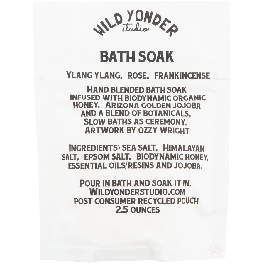WILD YONDER BOTANICALS ANTI BAD VIBE SHIELD BATH SOAK - DYKE & DEAN