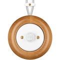 WOODEN PORCELAIN SURFACE MOUNTED FAGUS SOCKET MOTION SENSOR - DYKE & DEAN