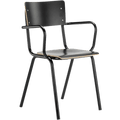 ZERO CHAIR BLACK WITH BLACK ARMS - DYKE & DEAN