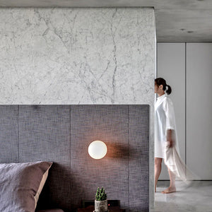 WHITE CERAMIC REARWIRED WATERPROOF LAMPS - BATHROOM / OUTDOOR LIGHTS - DYKE & DEAN  - Homewares | Lighting | Modern Home Furnishings