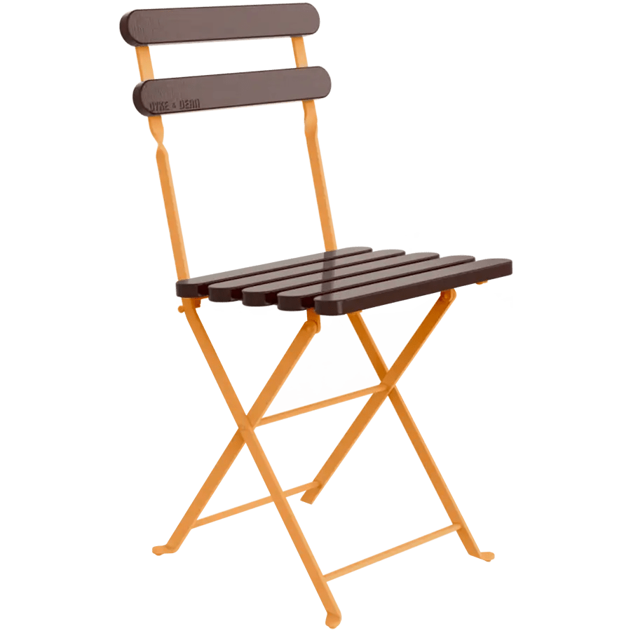 ADICO 403 FOLDING CHAIR MAHOGANY - DYKE & DEAN