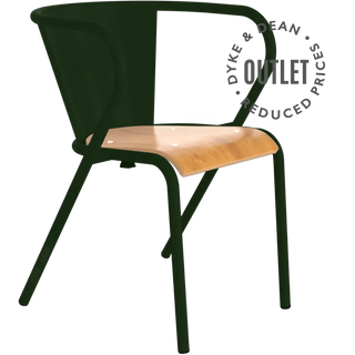 ADICO 5008 GREEN CHAIR WOOD SEAT OUTLET - DYKE & DEAN