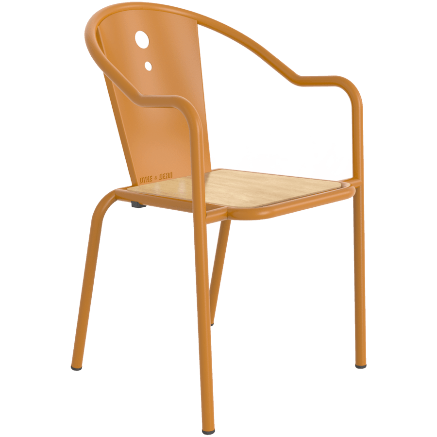 ADICO LIBELO STACKING CHAIR WOOD - DYKE & DEAN