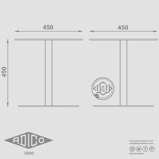 ADICO VEDET-K LOW TABLE - DYKE & DEAN