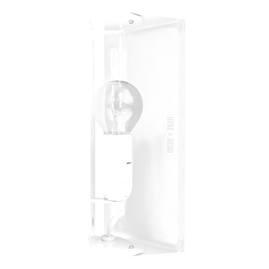 ADJUSTABLE SHUTTER WALL LIGHT WHITE - WALL LIGHTS - DYKE & DEAN  - Homewares | Lighting | Modern Home Furnishings