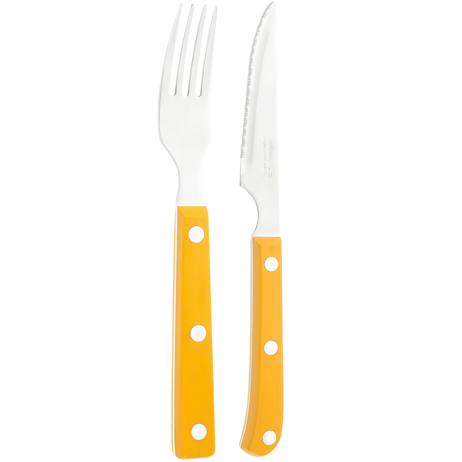 AMBER STEAK KNIFE - DYKE & DEAN