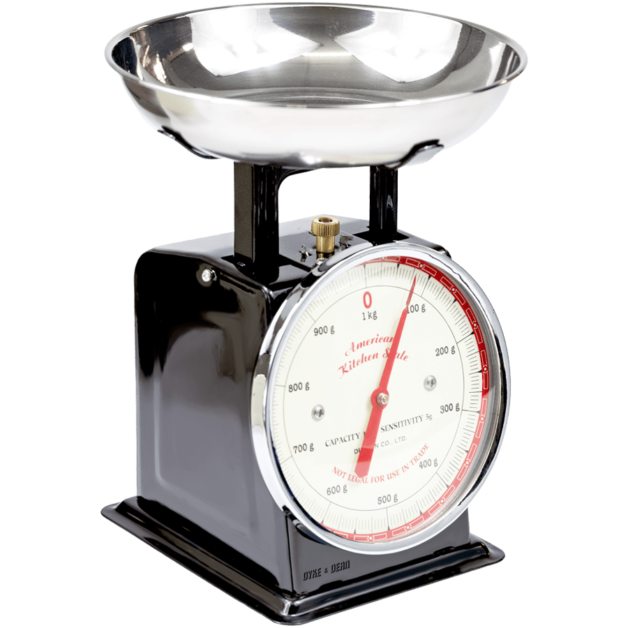 AMERICAN KITCHEN SCALE BLACK