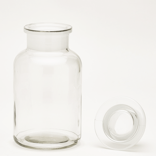 APOTHECARY BOTTLE CLEAR LARGE - DYKE & DEAN