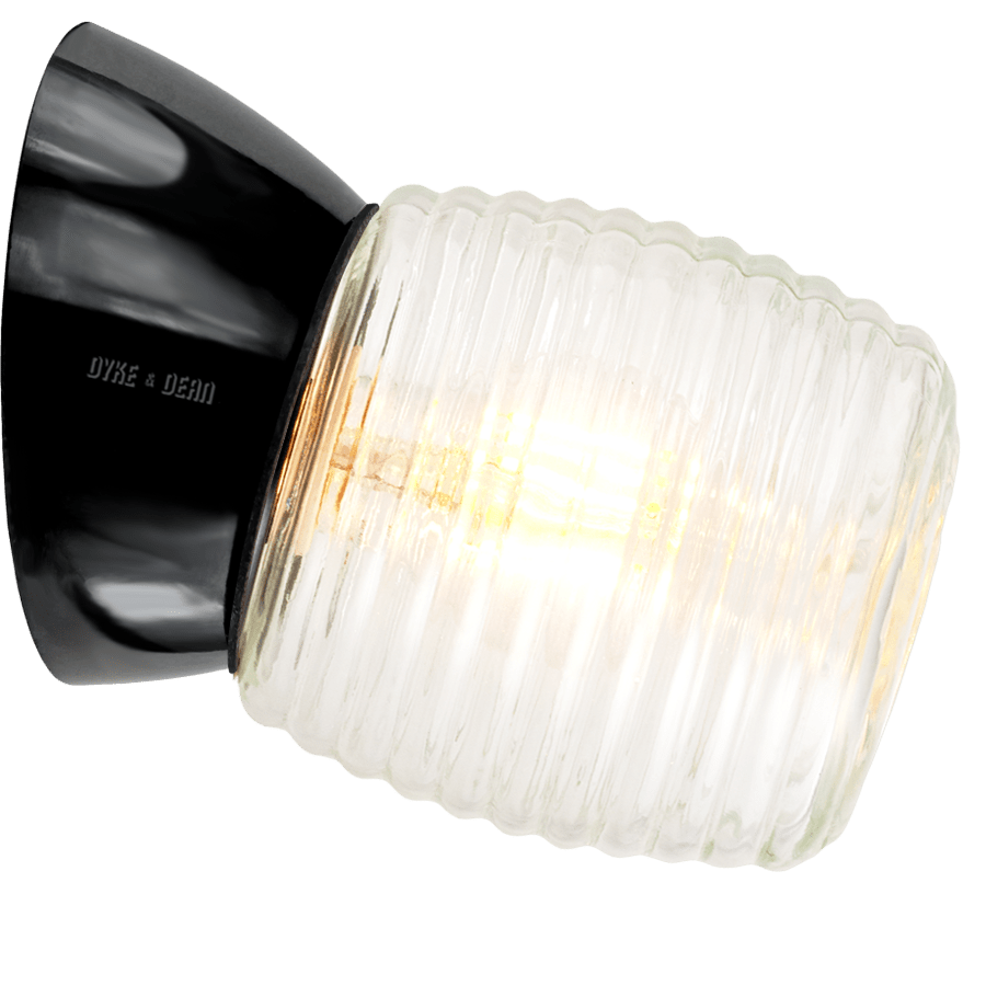 BAKELITE ANGLED REARWIRED LAMPS - DYKE & DEAN