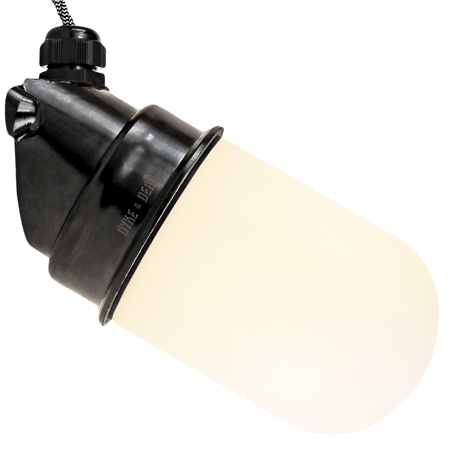 BAKELITE INDUSTRIAL ANGLED LAMPS IP44 - DYKE & DEAN